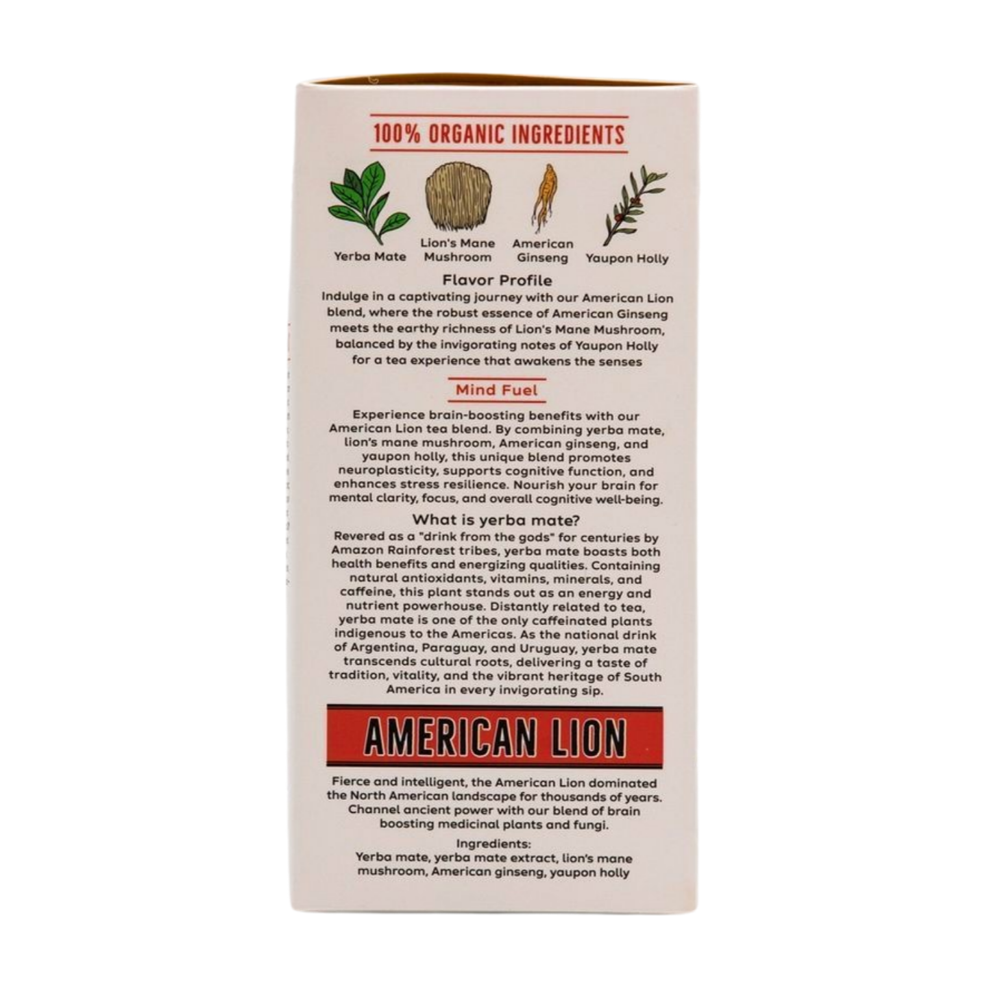 American Lion - Yerba Mate Tea Bags