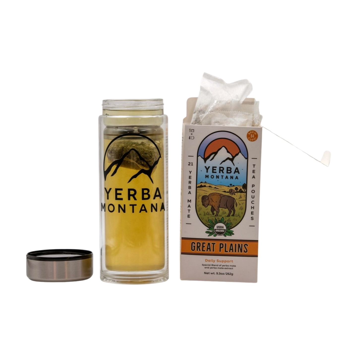 4 Cup Double Wall Glass Thermos