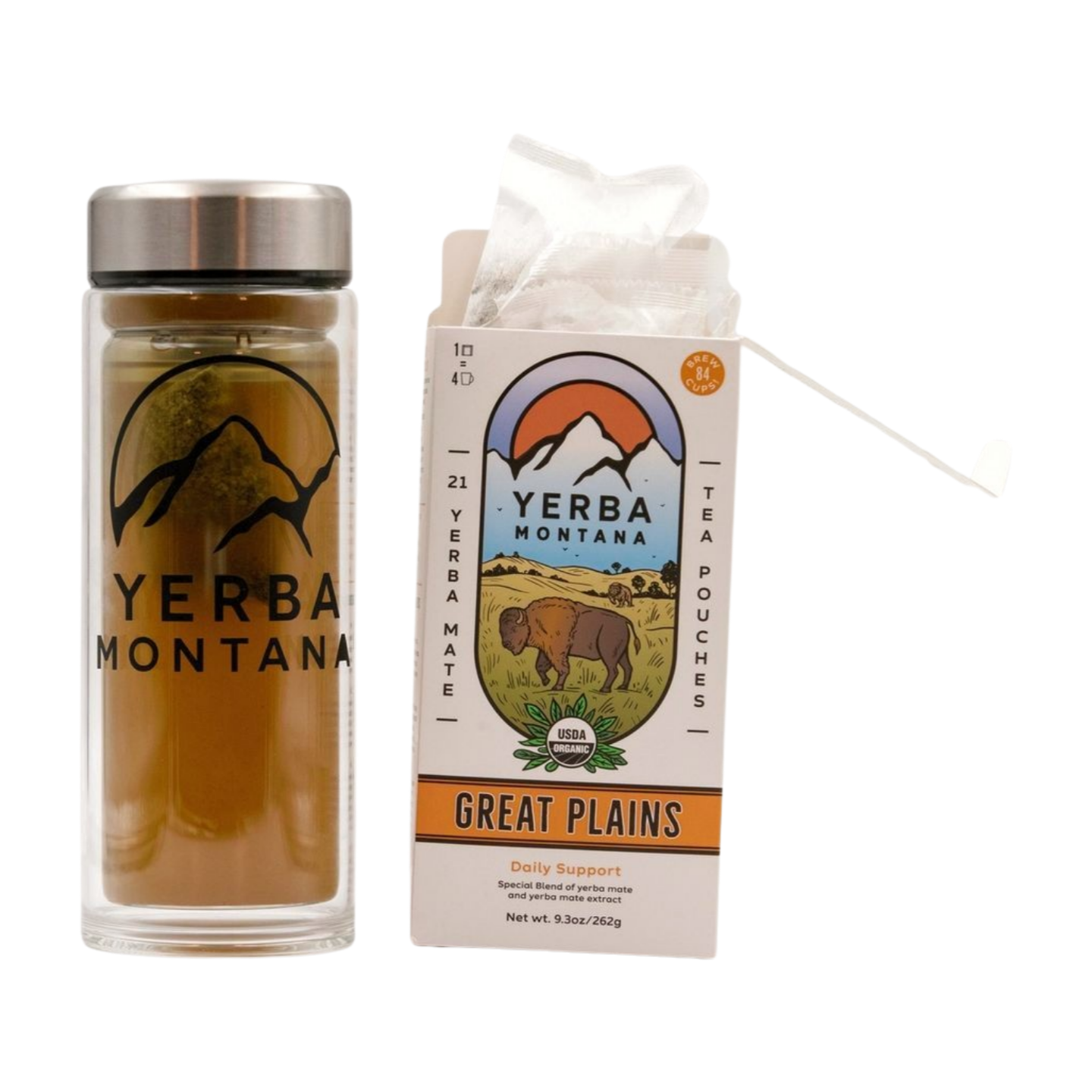 4 Cup Double Wall Glass Thermos